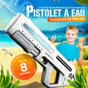 Pistolet à Eau Électrique 500 Ml - Portée 6 M, LED, Rechargeable 1200 MAh | Pour Enfants +14 Ans Et Adultes - 3