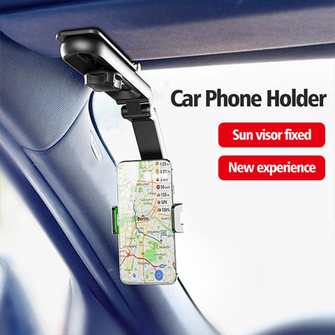 Support Voiture Pliable & Rotatif 2 En 1 - Clip Grille D'Aération - Charge Rapide 15W USB-C - Compatible Téléphone