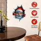 🎅Soldes Noël -50%✨Autocollants muraux décoratifs créatifs, décoration facile pour salon chambre fêtes 🎄🏠