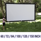 🎬 60% DE RÉDUCTION ! 🌙 Écran de Cinéma Portable – Format Géant, Facile à Installer & Pour Projecteur Extérieur ✨