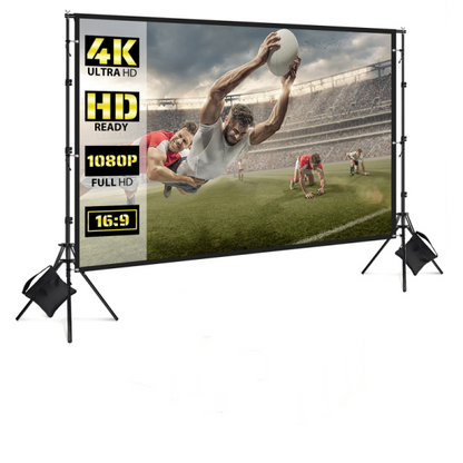 🎬 60% DE RÉDUCTION ! 🌙 Écran de Cinéma Portable – Format Géant, Facile à Installer & Pour Projecteur Extérieur ✨