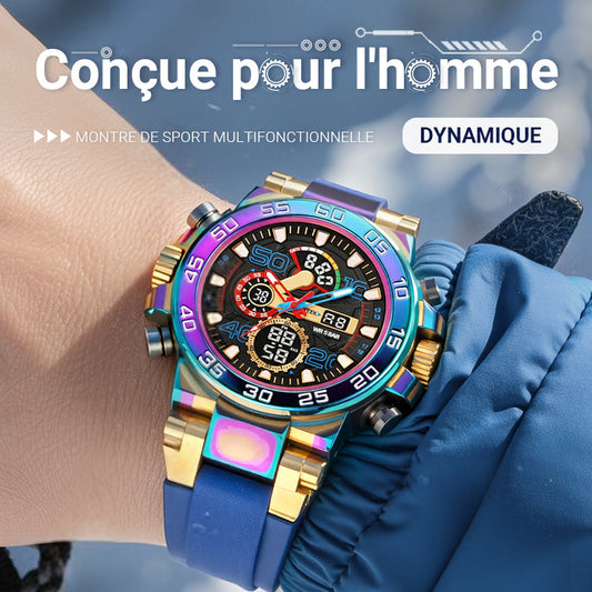 ⌚56 % DE RÉDUCTION✨Montre LED multifonctionnelle🌟Écran numérique étanche, 7 modes sportifs avec surveillance du sommeil🔋