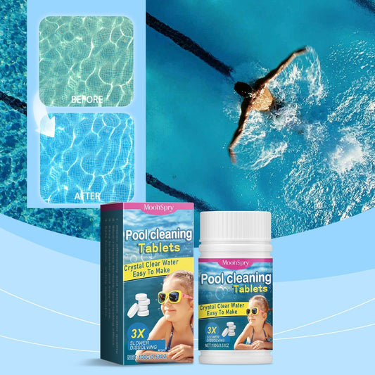 🏊‍♂️ Pastilles nettoyantes pour piscine pour une eau cristalline – Déposez, dissolvez, plongez ! 🌊✨