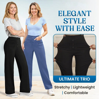 💖 SOLDES D'ÉTÉ 50% DE RÉDUCTION 💖 Pantalon décontracté extensible et confortable pour femmes