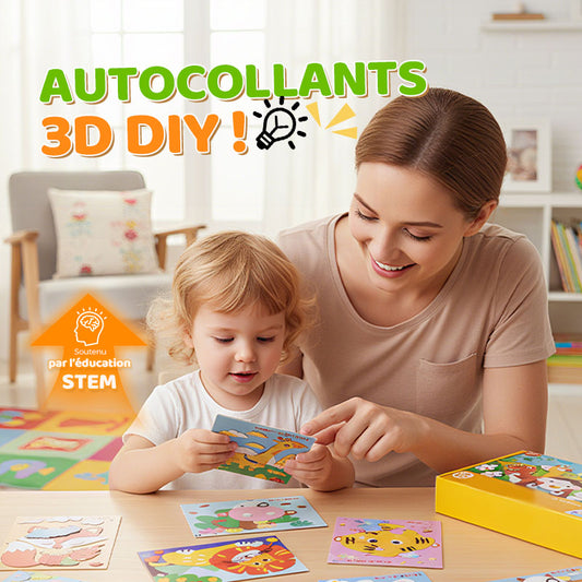 Bricolage pour enfants : autocollants 3D en EVA
