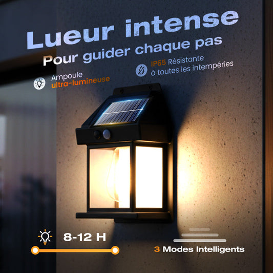 🎄Promotions de Noël🎅2025 Nouvelle lampe murale solaire pour l'extérieur