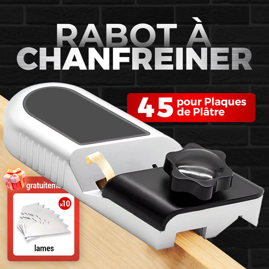 🔧🔧🔧Raboteuse à chanfreiner les plaques de plâtre à 45° en alliage d'aluminium