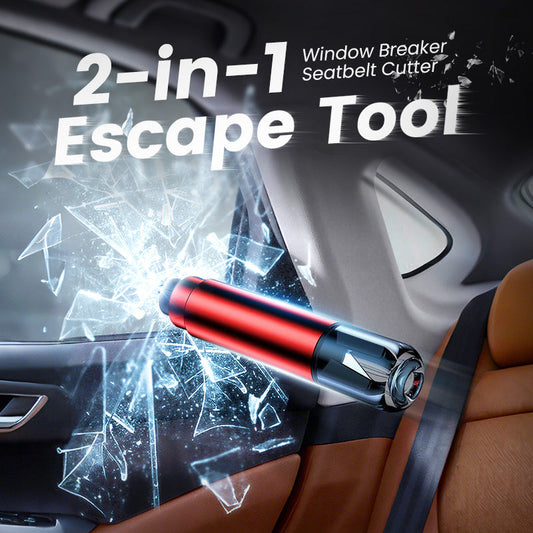 💎 42% DE RÉDUCTION ! 💎 Mini Outil d’Évacuation d’Urgence pour Voiture – Coupe-ceinture, Brise-glace & Lampe LED 🚨🚗