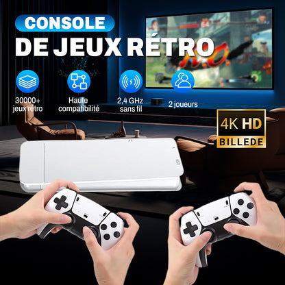Bâtons de jeu double rétro noir et blanc pour la maison - Revivez l'époque des salles d'arcade