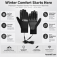 ❄️🔥PROMO -50%! Gants chauffants électriques d'hiver🧤Chaleur durable, parfait pour activités extérieures