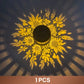 🏆 2 achetés, 1 offert 🎁 Lampe murale solaire Mandala pour extérieur, projecteur de lumière pour clôture de jardin, décoration d'ambiance pour terrasse