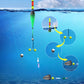 🐠Ensemble de ligne de pêche automatique à recherche de fond