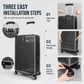 🔥-50% PROMO✨Housse de valise imperméable🧳Anti-rayures, protège votre bagage pendant les voyages