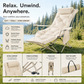 🏕️🌿 Chaise pliable portable multifonction | Légère et robuste, adaptée à la plage, terrasse et sorties camping ✅