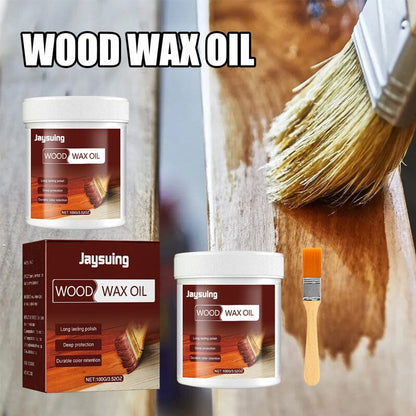 🔥50% DE RÉDUCTION !🪵Huile Cire pour Bois Extérieur ✨Anti-Corrosion, Protection Durable, Application Facile🏡