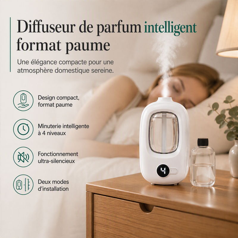 🔥‑50% PROMO🔥Diffuseur d’aromathérapie automatique 🎐Silencieux, diffusion régulière, ambiances parfumées chez vous ✨