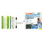 Kit de 5 raclettes anti-rayures et sans traces pour le nettoyage du verre