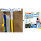 Kit de 5 raclettes anti-rayures et sans traces pour le nettoyage du verre