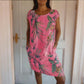 🌷Vente de printemps 53% de réduction🍀Robe à col rond à imprimé botanique pour femmes