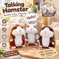 🔥-50% PROMO✨Peluche hamster parlante🐹Répète vos mots, bouge la tête automatiquement, jouet amusant