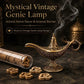 🪔Un acheté, un offert！🌫️ Brûle-encens vintage style lampe de génie – Décoratif, compact et en métal