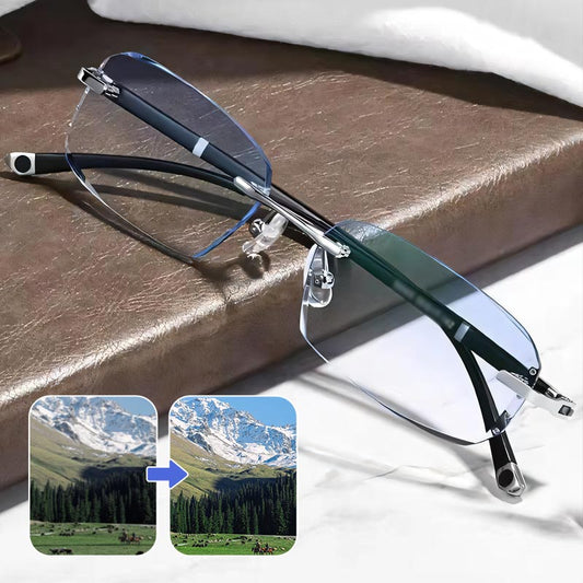 Nouvelles lunettes de lecture à double usage anti-lumière bleue, haute dureté saphir🌿🌿