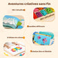 🔥 50% DE RÉDUCTION ! ✨ Puzzle Magnétique en Bois - 180 Pièces Géométriques, Apprentissage STEM, Boîte de Rangement Portable 🧲🧩