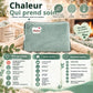 🔥⏰-50% ! Bouillotte rechargeable, coussin chauffant antidéflagrant, chaleur longue durée pour réconfort corporel🥰