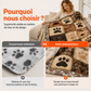 🐾🔥50% DE RÉDUCTION ! Couverture flanelle motif pattes, ultra douce, réconfortante pour canapé🛋️