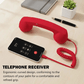 🔥🎄PROMO 50% ! Combiné téléphonique rétro 📞 Design vintage nostalgique, haut-parleur HD, connexion Type-C pour appels stylés ✨