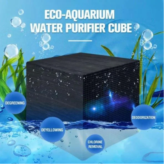 Cube purificateur d'eau pour aquarium