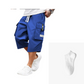 📢📢50 % de réduction !! ⏰Pantalon cargo capri décontracté à cordon pour homme