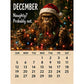 🦶📅 Calendrier 2027 La vie quotidienne du Bigfoot, illustrations originales, décoration murale tendance