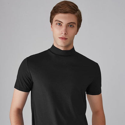 🐰👕✨ T‑shirt Homme Col Montant • Confort & Style • Promo Exclusive Pâques 🛍️🔥
