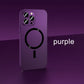 Chargement magnétique Aluminium Métal Bumper Matte Case Cover pour iPhone