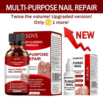 🔥 Vente flash à durée limitée, moitié prix 💅🏻 Huile réparatrice pour ongles abîmés (1 achetée = 1 offerte) – résultats rapides ; fortifie et répare les ongles fragiles ✨🖤