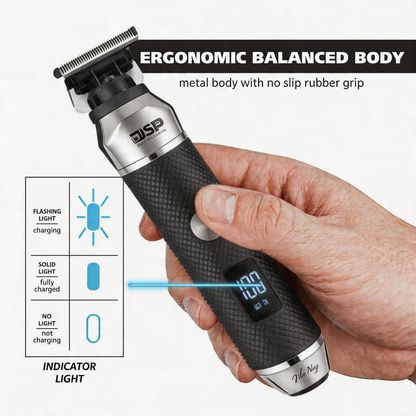 ⏳OFFRE LIMITÉE : 50 % DE RÉDUCTION ! 🏆Kit de soin professionnel 3-en-1 pour homme de luxe : tondeuse à lame en T, rasoir à grille et tondeuse nez/poil – avec écran LED et batterie rechargeable par USB