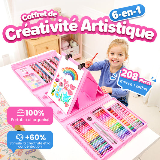 🔥Set d'art créatif de luxe 6 en 1 🧑‍🎨(cadeau idéal pour les enfants) Chaque enfant est un artiste !
