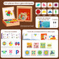 🔥 50% DE RÉDUCTION ! ✨ Puzzle Magnétique en Bois - 180 Pièces Géométriques, Apprentissage STEM, Boîte de Rangement Portable 🧲🧩