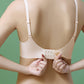 Soutien-gorge Respirant sans Armature en Soie Glacée et Latex à Soutien Souple pour Femmes