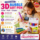 🎨 ACHETEZ-EN 3, PAYEZ-EN 2 ✨ Stylos Bubble Popcorn 3D — Dessins Gonflés Magiques 🎄
