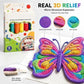 🎨 ACHETEZ-EN 3, PAYEZ-EN 2 ✨ Stylos Bubble Popcorn 3D — Dessins Gonflés Magiques 🎄