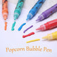 🎨 ACHETEZ-EN 3, PAYEZ-EN 2 ✨ Stylos Bubble Popcorn 3D — Dessins Gonflés Magiques 🎄