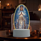 📢📢60 % de réduction !!!  ✝️Lampe de prière vierge 🙏🤲Statue de Notre-Dame de Guadalupe