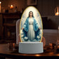 📢📢60 % de réduction !!!  ✝️Lampe de prière vierge 🙏🤲Statue de Notre-Dame de Guadalupe