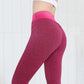 Pantalon de levage de fitness sans couture avec cul de pêche