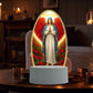 📢📢60 % de réduction !!!  ✝️Lampe de prière vierge 🙏🤲Statue de Notre-Dame de Guadalupe
