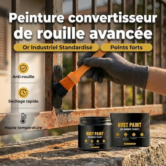 🛠️🔥 PROMO Convertisseur rouille aqueux peinture métal transforme la rouille protège durablement sans dilution ✨
