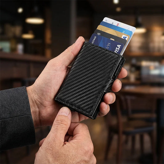 🔥🎁Nouveauté : 50 % de réduction -- Portefeuille fin pour homme avec protection RFID