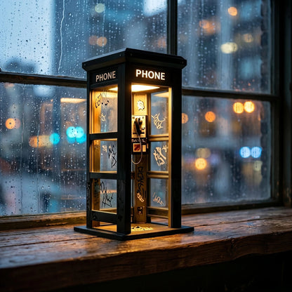 ✨Lampe d'ambiance cabine téléphonique vintage
